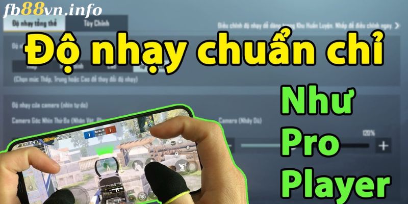 Độ nhạy là yếu tố rất quan trọng trong game PUBG